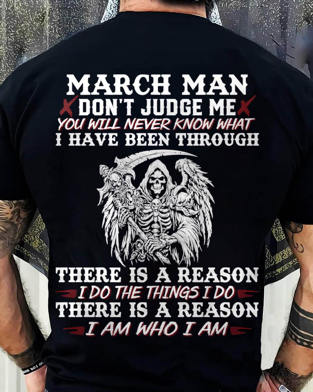 March Man Don't Judge Me – T-Shirt For Man – DOAN03 (SKU10-49-03)