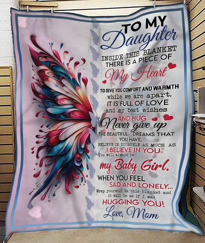 Special Gift For Your Daughter Blanket - From Mom (SKUB11-152)