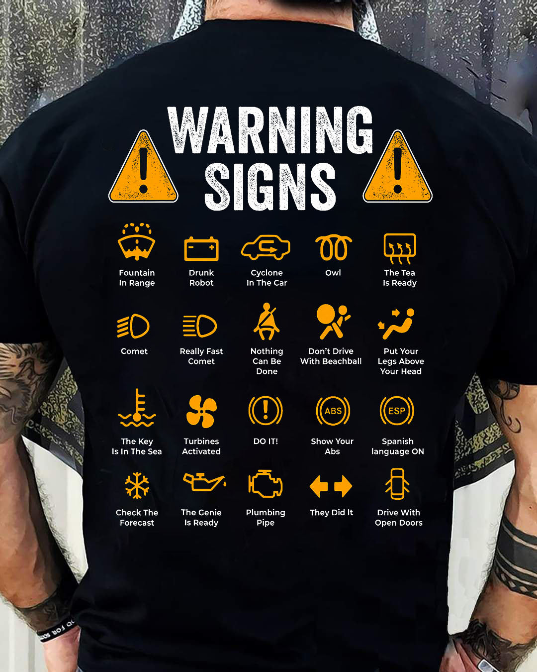 Warning Signs - Gift For Mechanic - DOAN (SKUM08-D00)