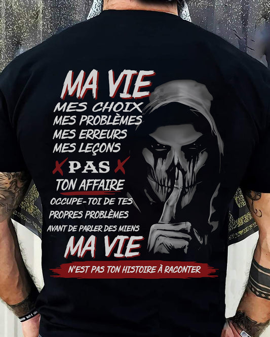 MA VIE – T-shirt pour homme – DOAN00 (SKU12-247)