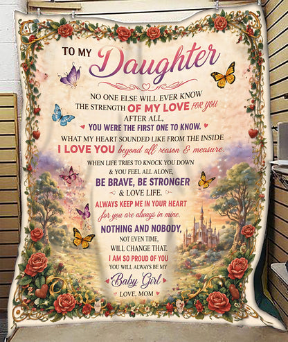 Special Gift For Your Daughter Blanket - From Mom - (SKU2605-427)