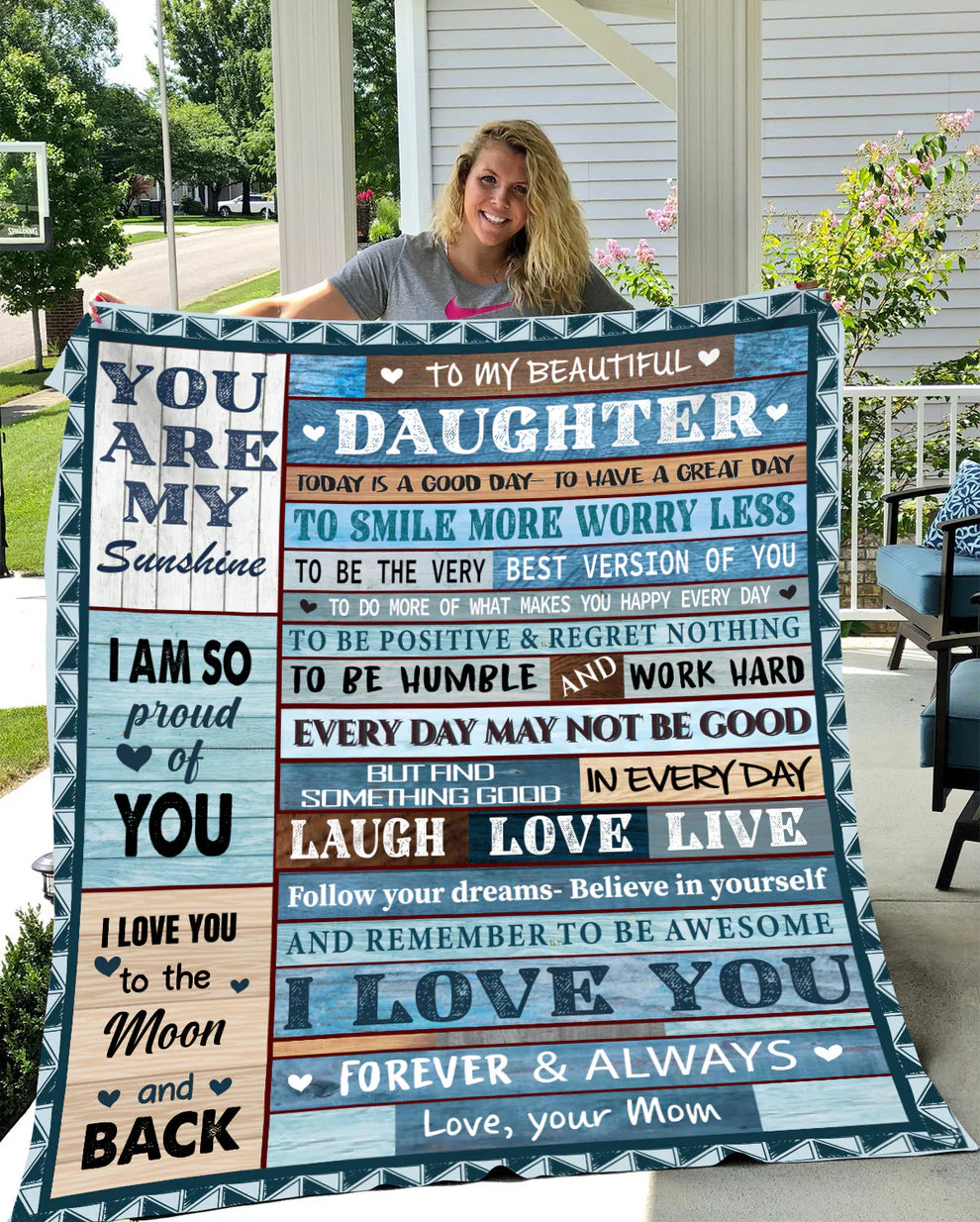 Special Gift For Your Daughter Blanket - From Mom