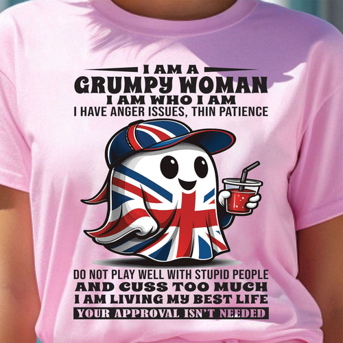 I Am A Grumpy Woman - T Shirt For Woman - TIEN (SKU09-82)
