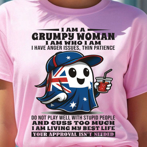 I Am A Grumpy Woman - T Shirt For Woman - TIEN (SKU09-83)