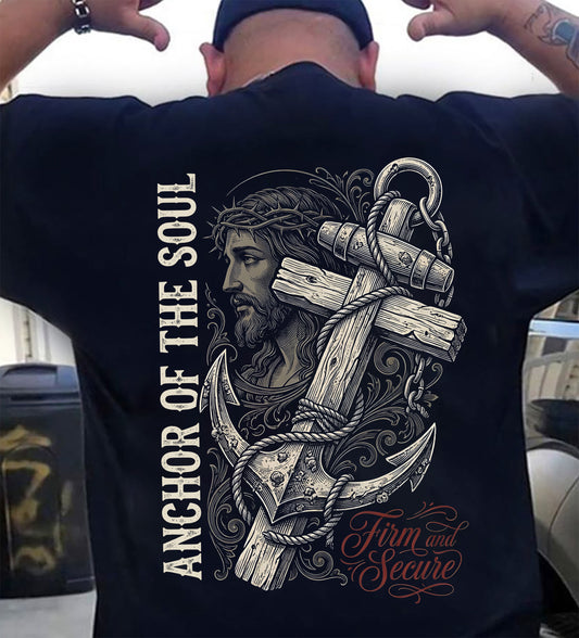 ANCHOR OF THE SOUL - CHRISTIAN T-SHIRT - FOR MEN tien00 (SKU2608-139)