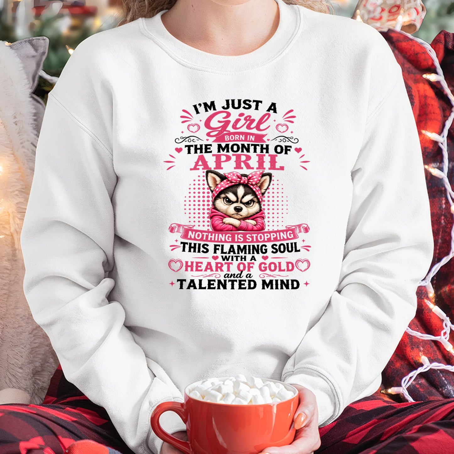April Women – "The Girl With A Heart Of Gold And Talented Mind" – The Beautiful T - Shirt For Women – TIEN04 (SKU2605-66-04)