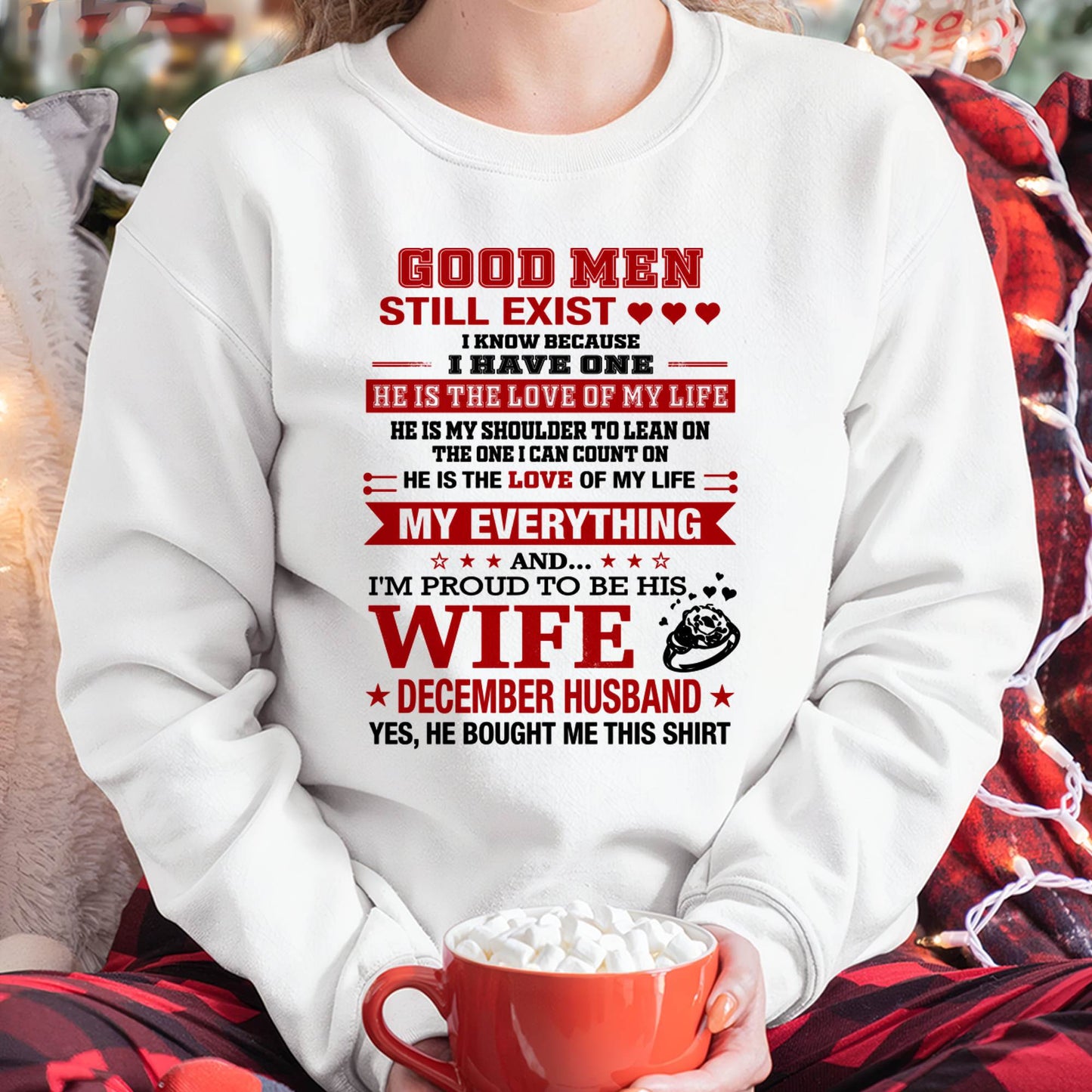 "My Husband Is The Love Of My Life" – The Special T - Shirt From Husband –TIEN12 (SKU2605-364-12)
