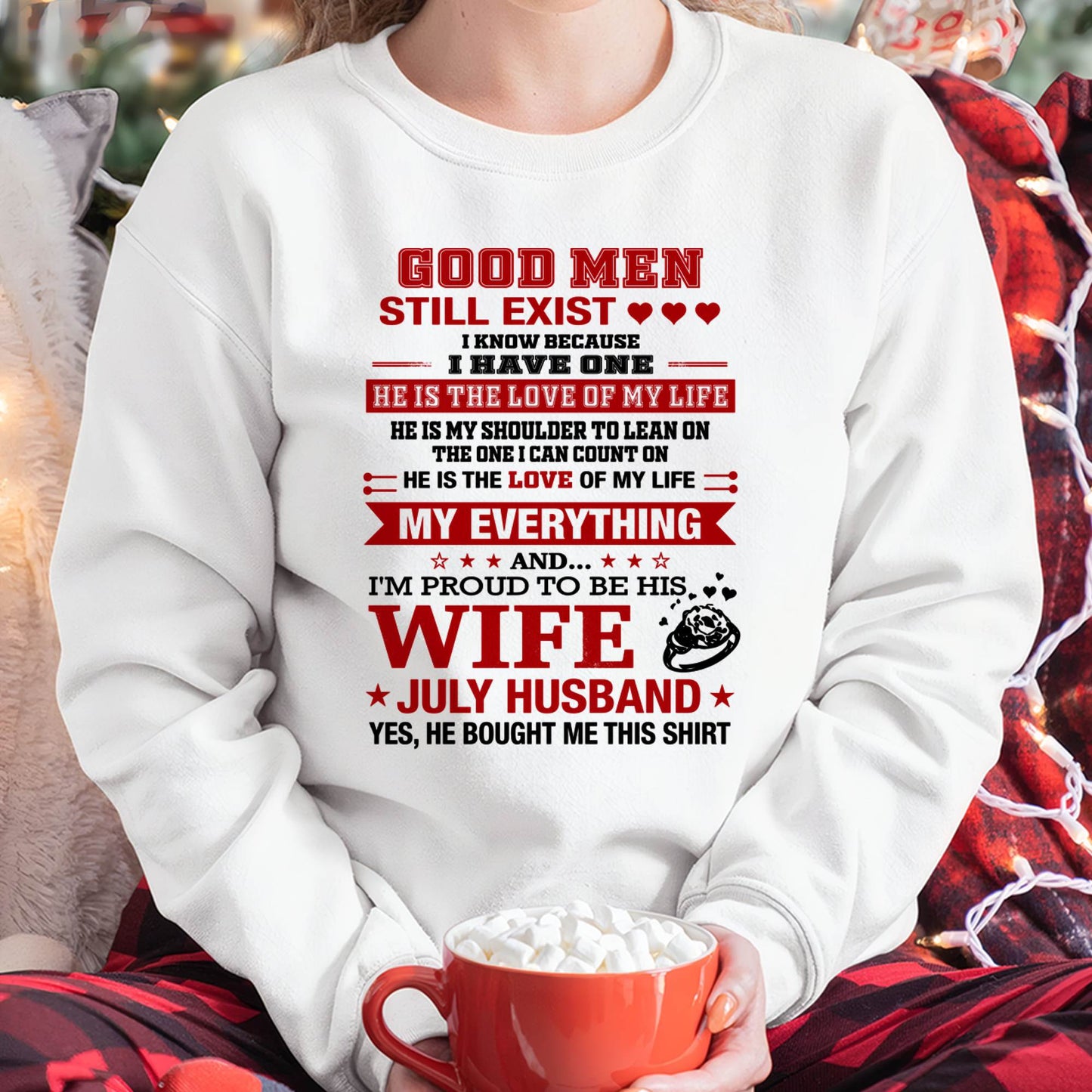 "My Husband Is The Love Of My Life" – The Special T - Shirt From Husband –TIEN07 (SKU2605-364-07)