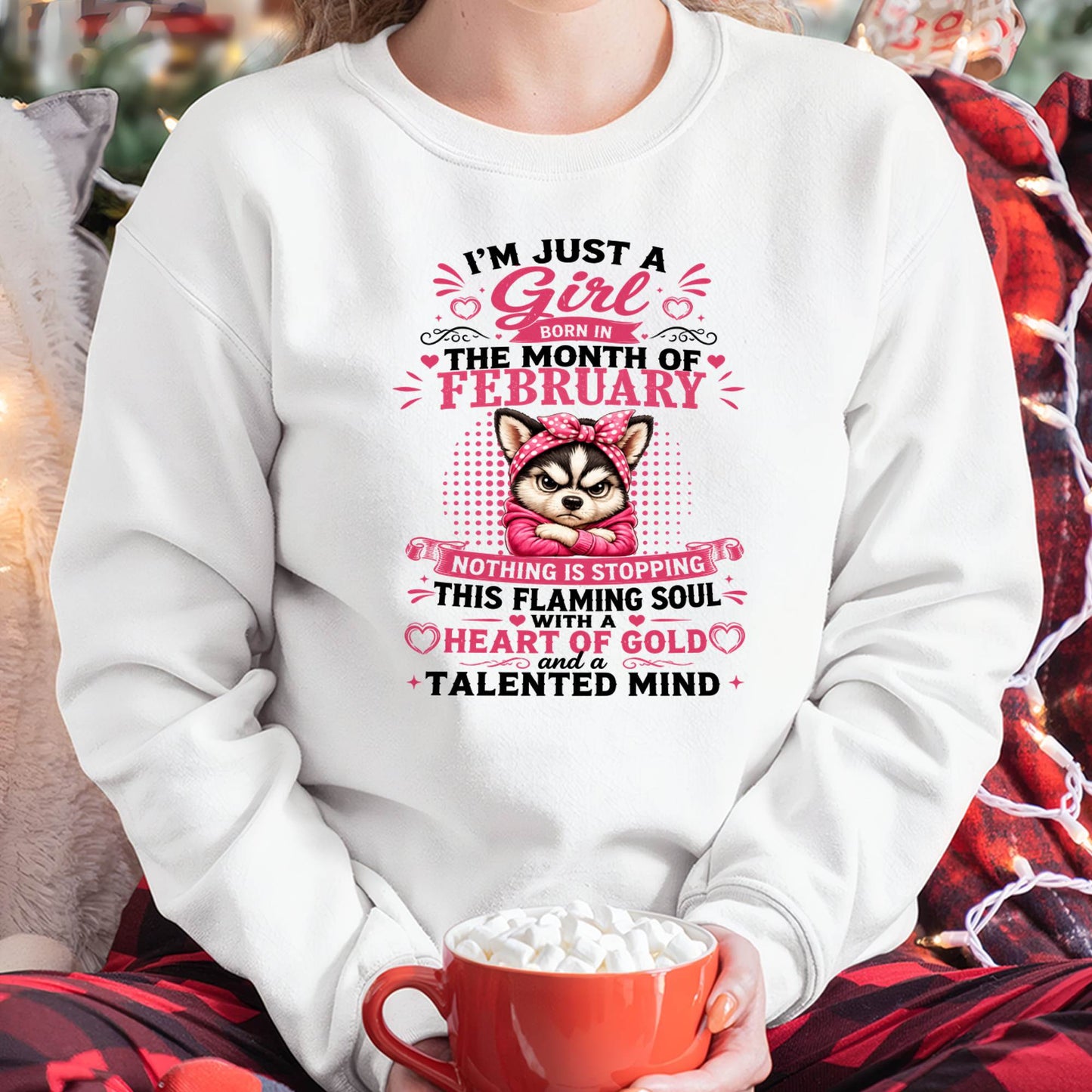 February Women – "The Girl With A Heart Of Gold And Talented Mind" – The Beautiful T - Shirt For Women – TIEN02 (SKU2605-66-02)