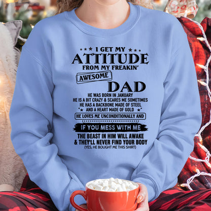 January - Gift For Son and Daughter From Dad - TIEN01 - (SKU-TDADC-01)