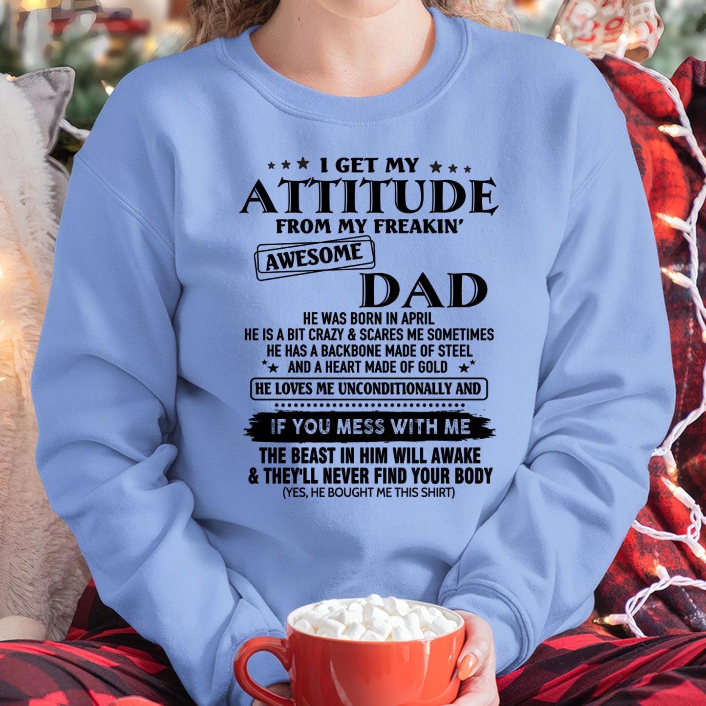 April - Gift For Son and Daughter From Dad - TIEN04 - (SKU-TDADC-04)