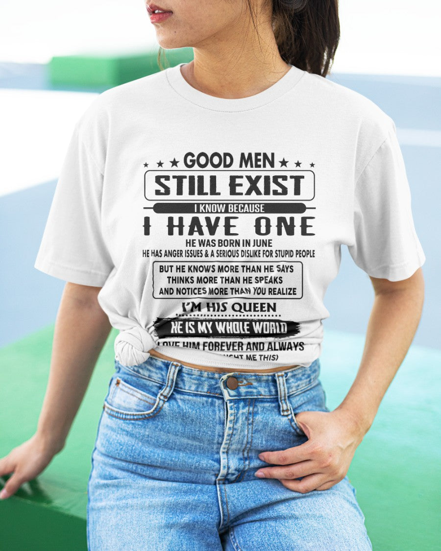 June - Good men Still Exist - gift for your girlfriend, wife from Husband - TIEN06 (SKU-GM-06)