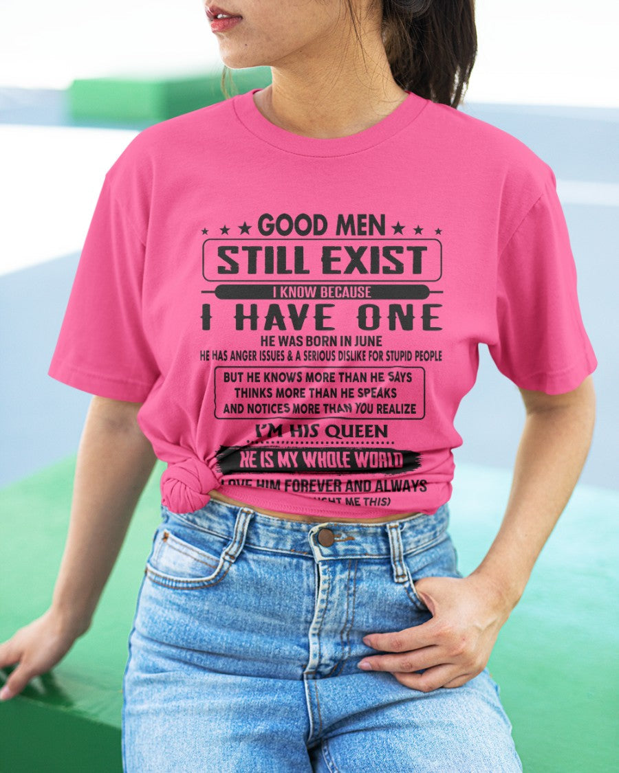 June - Good men Still Exist - gift for your girlfriend, wife from Husband - TIEN06 (SKU-GM-06)