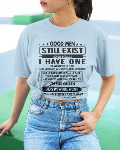 June - Good men Still Exist - gift for your girlfriend, wife from Husband - TIEN06 (SKU-GM-06)