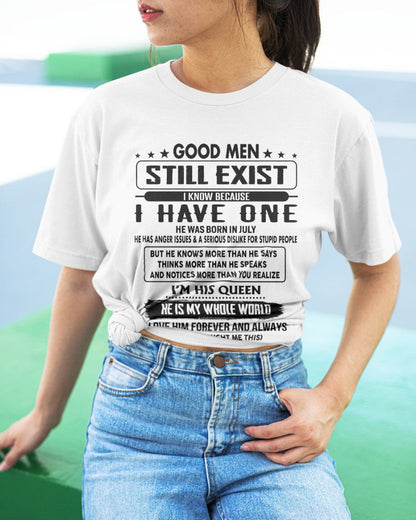 July - Good men Still Exist - gift for your girlfriend, wife from Husband - TIEN07 (SKU-GM-07)