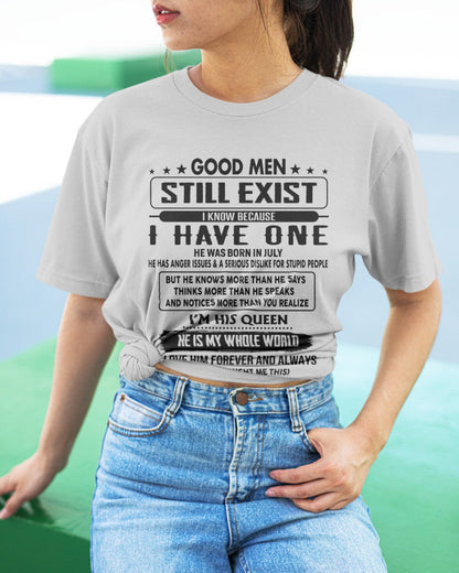 July - Good men Still Exist - gift for your girlfriend, wife from Husband - TIEN07 (SKU-GM-07)