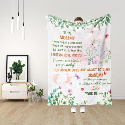 Special Gift For Mom Blanket - From Daughter