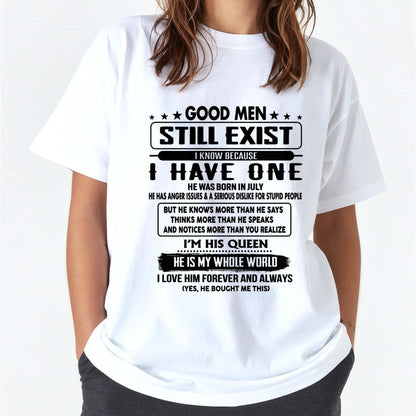 July - Good men Still Exist - gift for your girlfriend, wife from Husband - TIEN07 (SKU-GM-07)