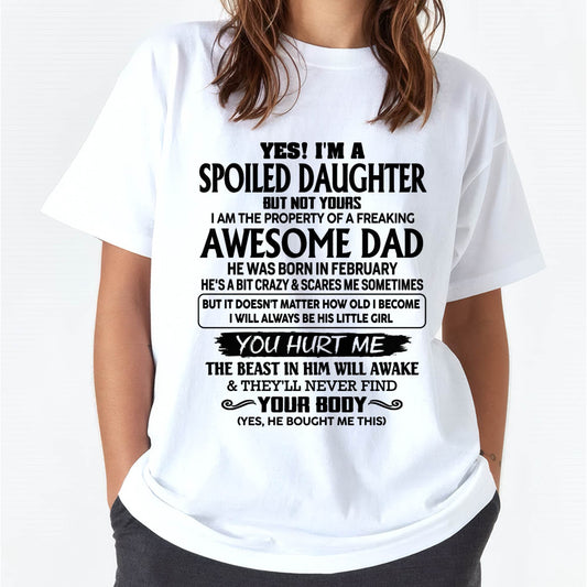 FEBRUARY  – "I WILL ALWAYS BE LITTLE GIRL OF MY DAD"  –  SPECIAL GIFT FROM DAD – TIEN02 (SKU2607-107-02)