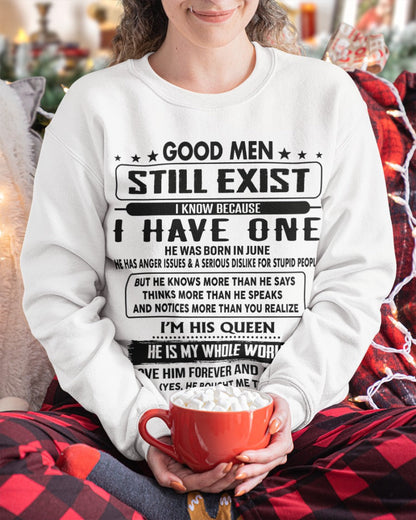 June - Good men Still Exist - gift for your girlfriend, wife from Husband - TIEN06 (SKU-GM-06)