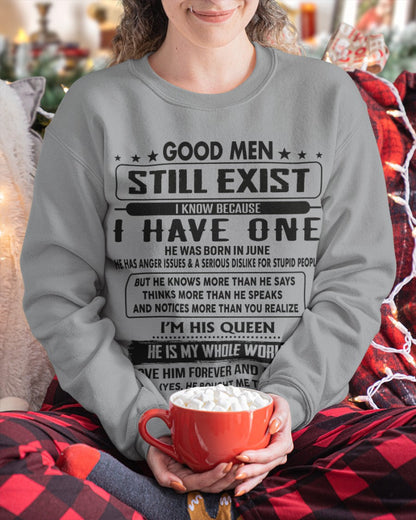 June - Good men Still Exist - gift for your girlfriend, wife from Husband - TIEN06 (SKU-GM-06)