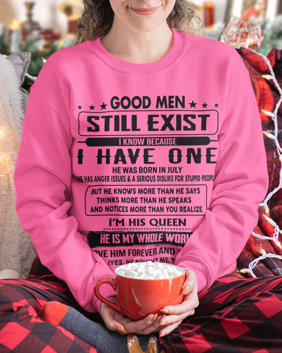 July - Good men Still Exist - gift for your girlfriend, wife from Husband - TIEN07 (SKU-GM-07)