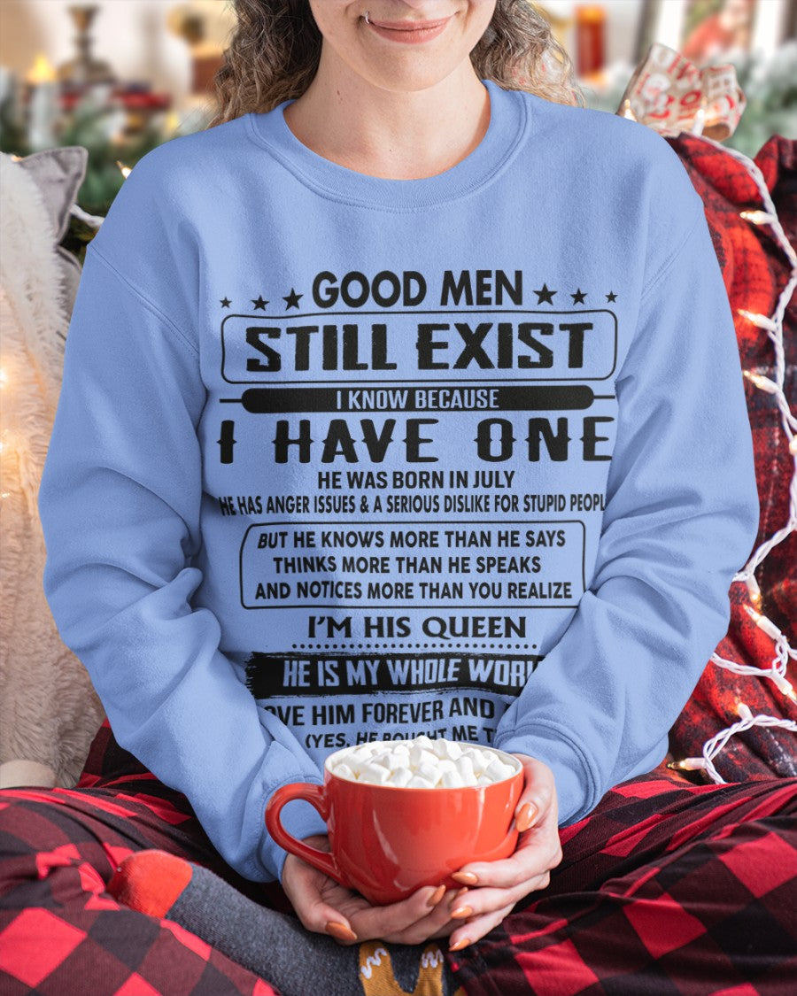 July - Good men Still Exist - gift for your girlfriend, wife from Husband - TIEN07 (SKU-GM-07)