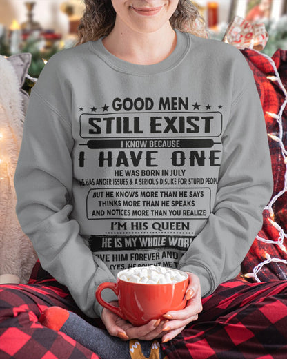 July - Good men Still Exist - gift for your girlfriend, wife from Husband - TIEN07 (SKU-GM-07)
