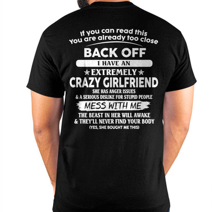 If You Can Read This You Are Already Too Close - Gift For Your Boyfriend, Husband From Wife - DOAN00 (SKU07-175-00)