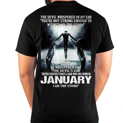 JANUARY - THE DEVIL WHISPERED IN MY EAR - T-SHIRT FOR MAN - DOAN01 (SKU08-35-01)
