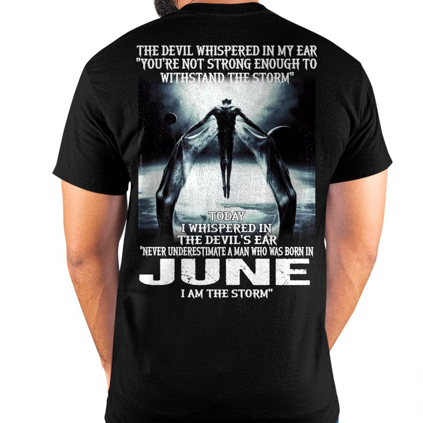 JUNE - THE DEVIL WHISPERED IN MY EAR - T-SHIRT FOR MAN - DOAN06 (SKU08-35-06)