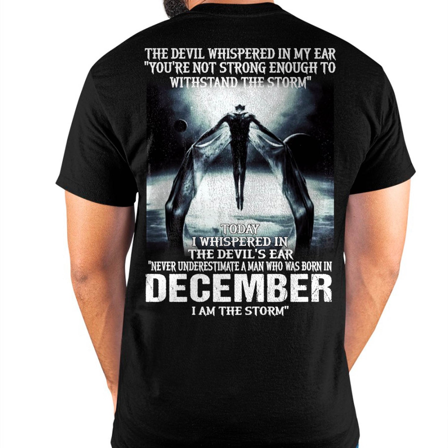 DECEMBER - THE DEVIL WHISPERED IN MY EAR - T-SHIRT FOR MAN - DOAN12 (SKU08-35-12)