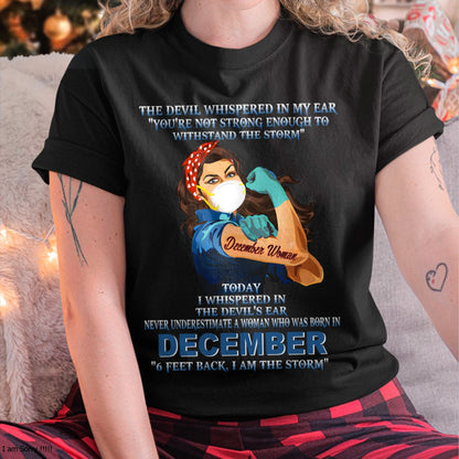 Never Underestimate A Woman Born In December – December Woman “I Am The Storm” - FMA / TIEN12 (SKU12-322-12)