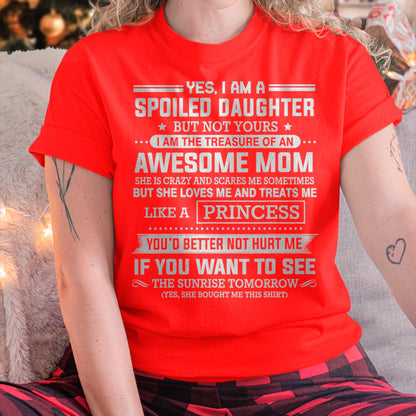 I Get My Attitude From My Freaking Awesome Mom - Gift for Daughter From Mom - TIEN00