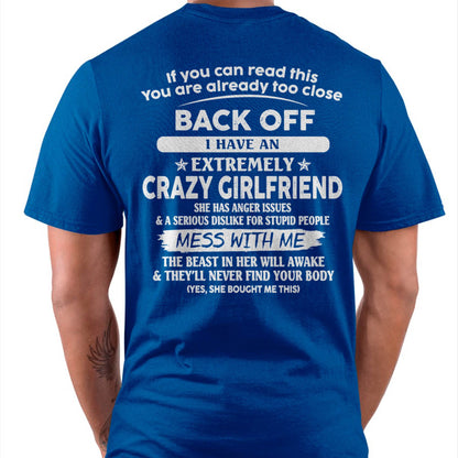 If You Can Read This You Are Already Too Close - Gift For Your Boyfriend, Husband From Wife - DOAN00 (SKU07-175-00)