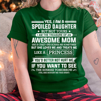 I Get My Attitude From My Freaking Awesome Mom - Gift for Daughter From Mom - TIEN00
