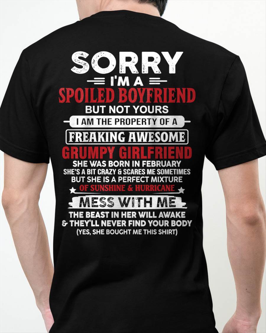February - Spoiled Boyfriend - Perfect Gift From Girlfriend - TIEN02 (SKU11-18-02)