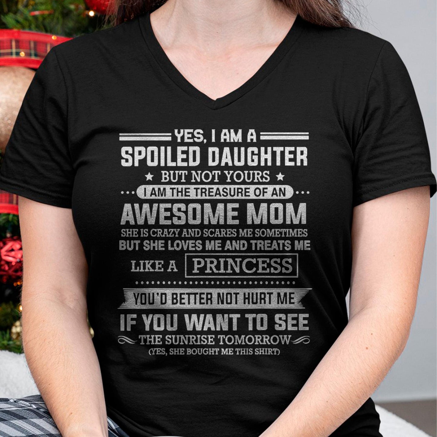 I Get My Attitude From My Freaking Awesome Mom - Gift for Daughter From Mom - TIEN00