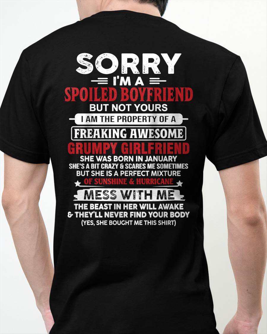 January - Spoiled Boyfriend - Perfect Gift From Girlfriend - TIEN01 (SKU11-18-01)