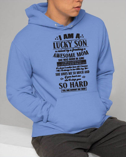 The Special T - Shirt For Son From Mom – "If you hurt me, my mother will slap you so hard" – TIEN06 (SKU2603-22-06)