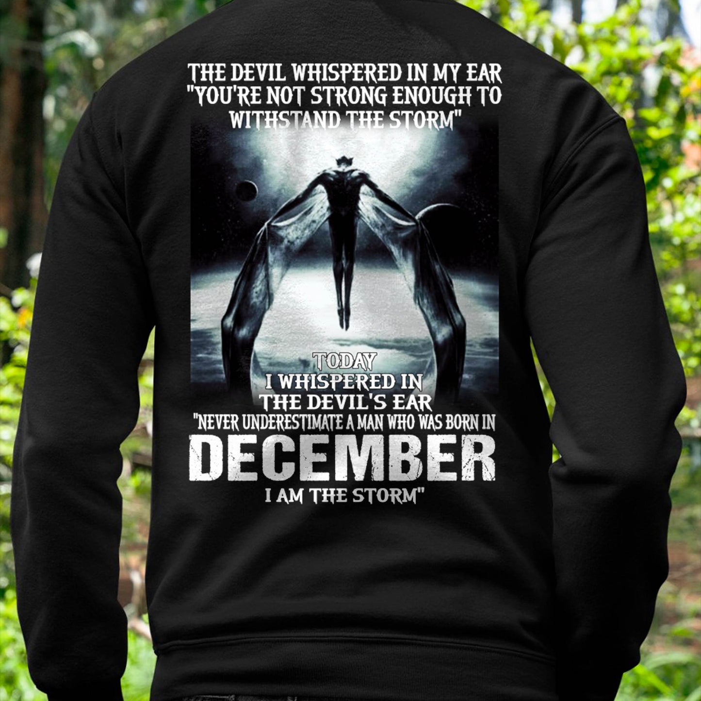 DECEMBER - THE DEVIL WHISPERED IN MY EAR - T-SHIRT FOR MAN - DOAN12 (SKU08-35-12)