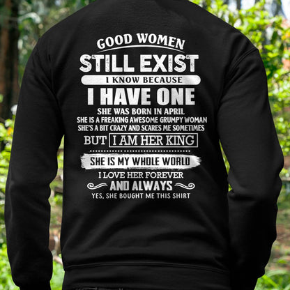 APRIL - GOOD WOMEN STILL EXIST - PERFECT GIFT FROM WIFE, GIRLFRIEND - TIEN04 (SKU12-306-04)