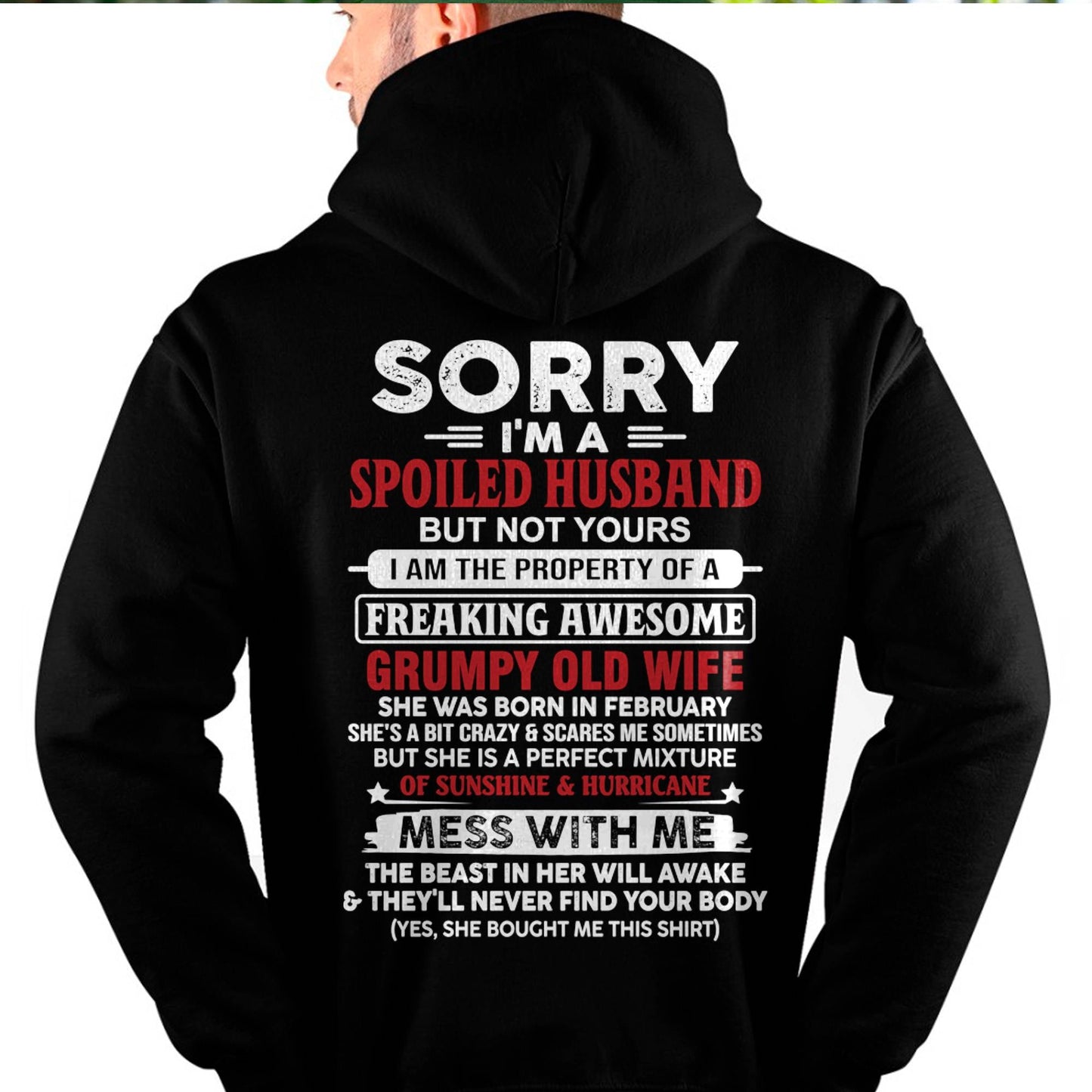 February - Spoiled Husband - Perfect Gift From Wife - TIEN02 (SKU11-02-02)