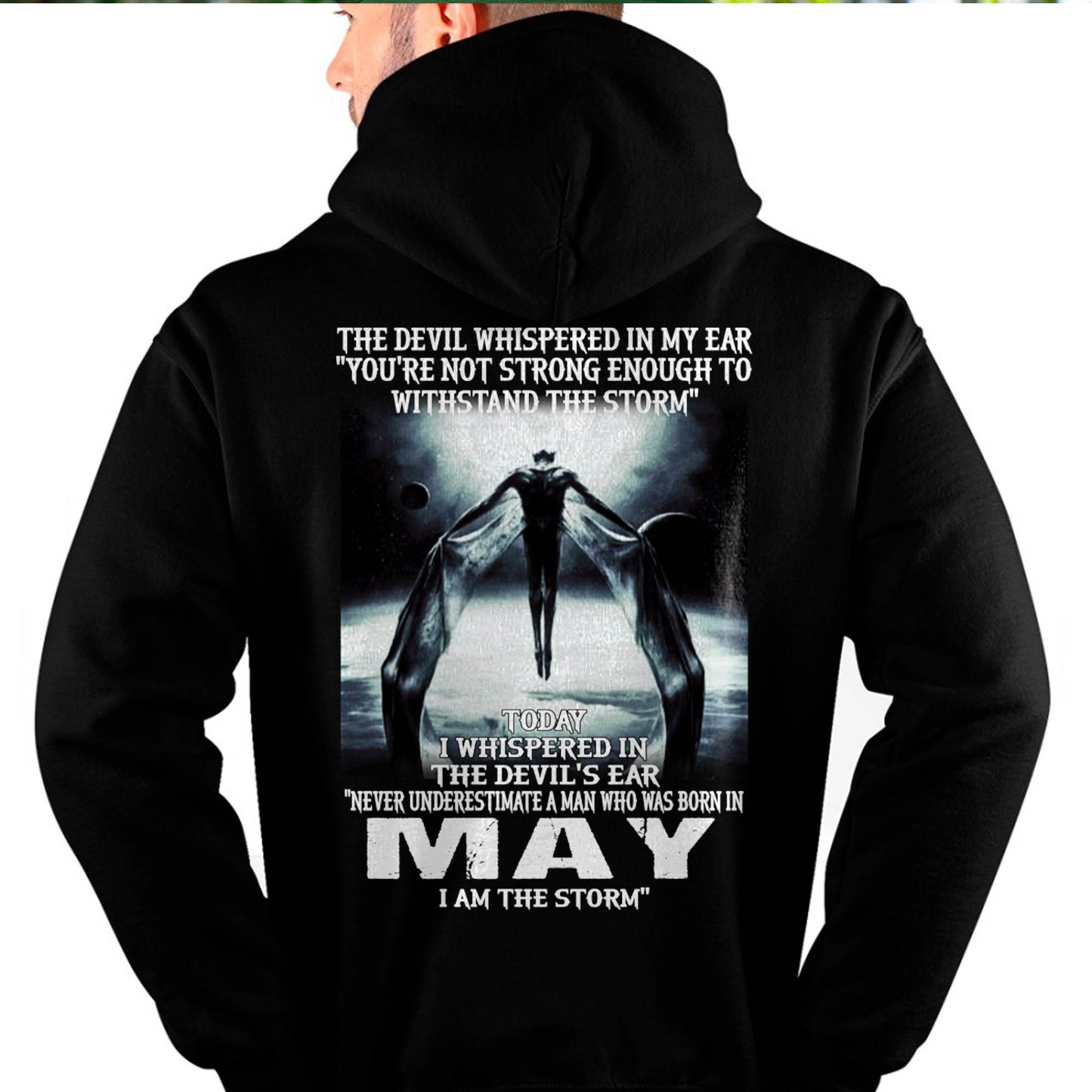 MAY - THE DEVIL WHISPERED IN MY EAR - T-SHIRT FOR MAN - DOAN05 (SKU08-35-05)