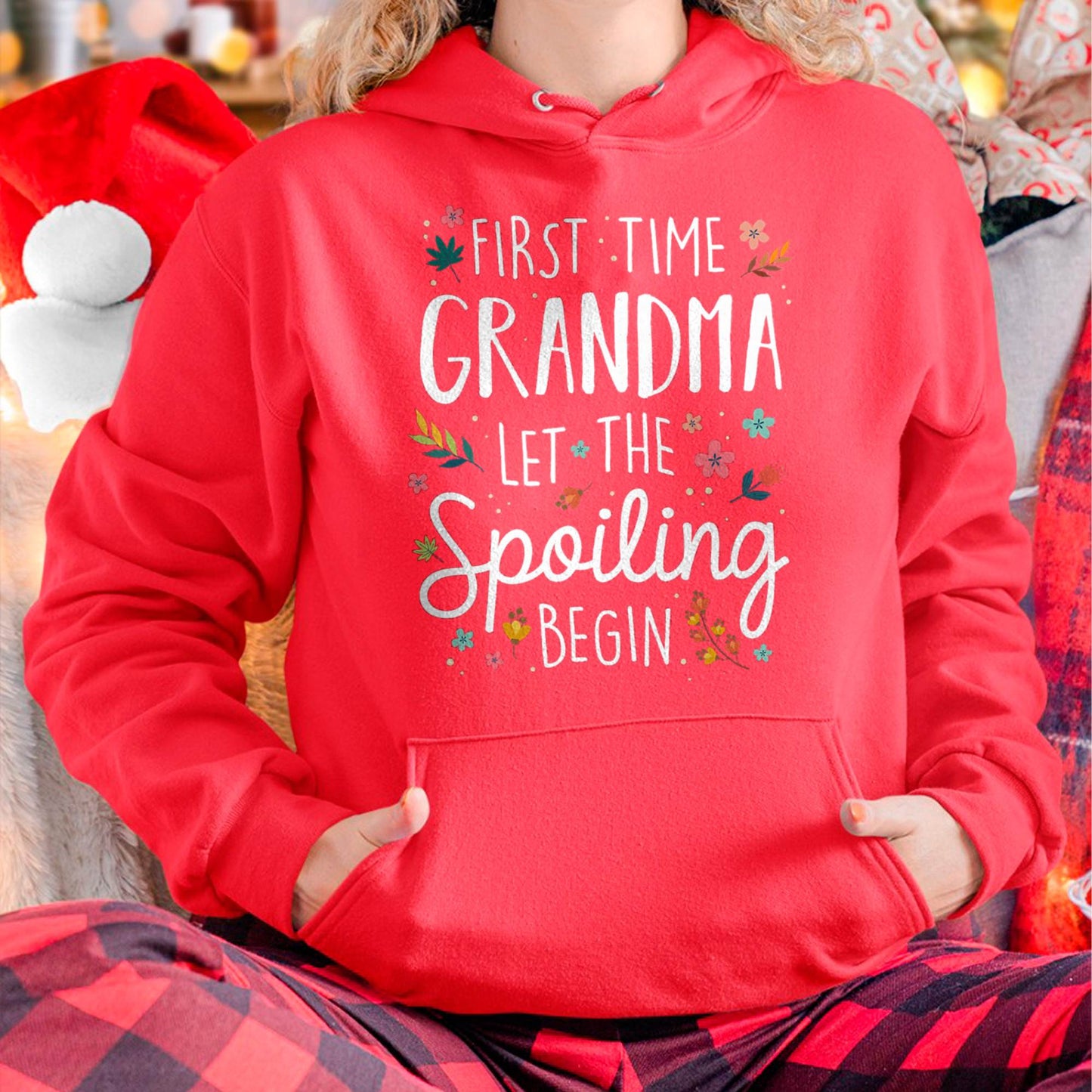 FIRST TIME GRANDMA T-SHIRT – PERFECT GIFT FOR NEW GRANDMAS - TIEN00 (SKU8-GRA00)