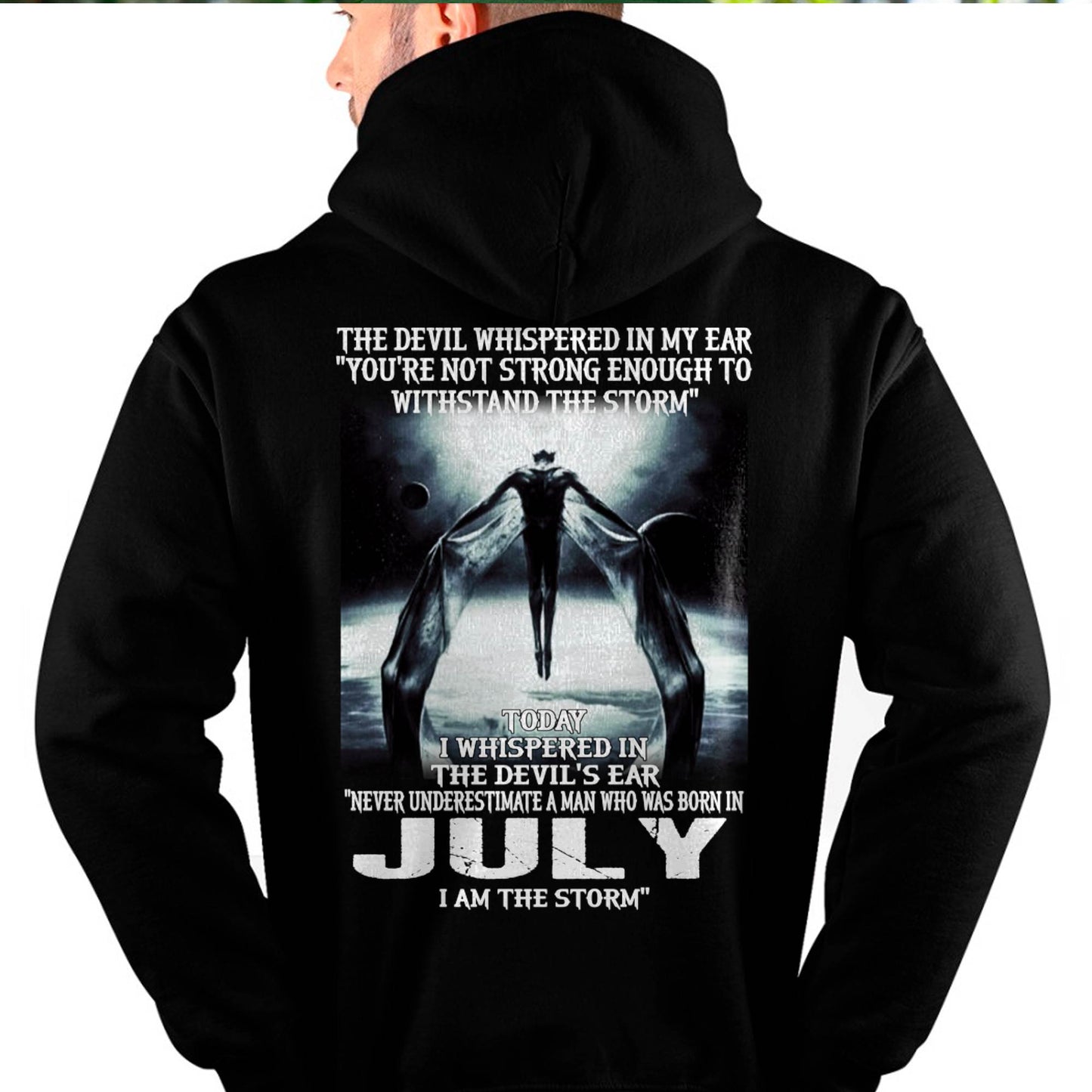 JULY - THE DEVIL WHISPERED IN MY EAR - T-SHIRT FOR MAN - DOAN07 (SKU08-35-07)