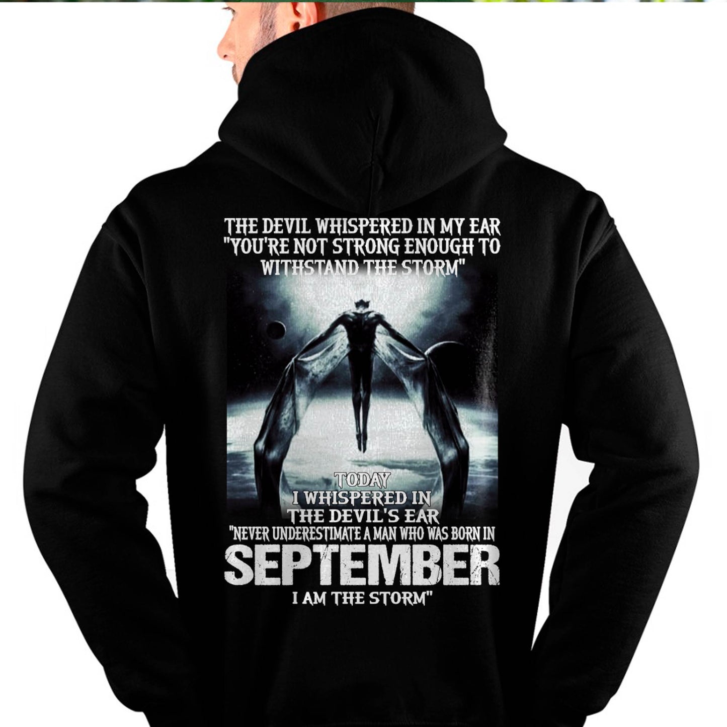 SEPTEMBER - THE DEVIL WHISPERED IN MY EAR - T-SHIRT FOR MAN - DOAN09 (SKU08-35-09)
