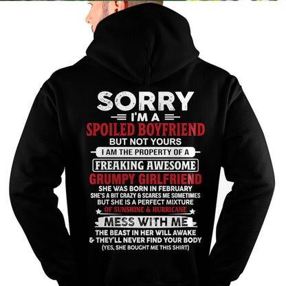 February - Spoiled Boyfriend - Perfect Gift From Girlfriend - TIEN02 (SKU11-18-02)