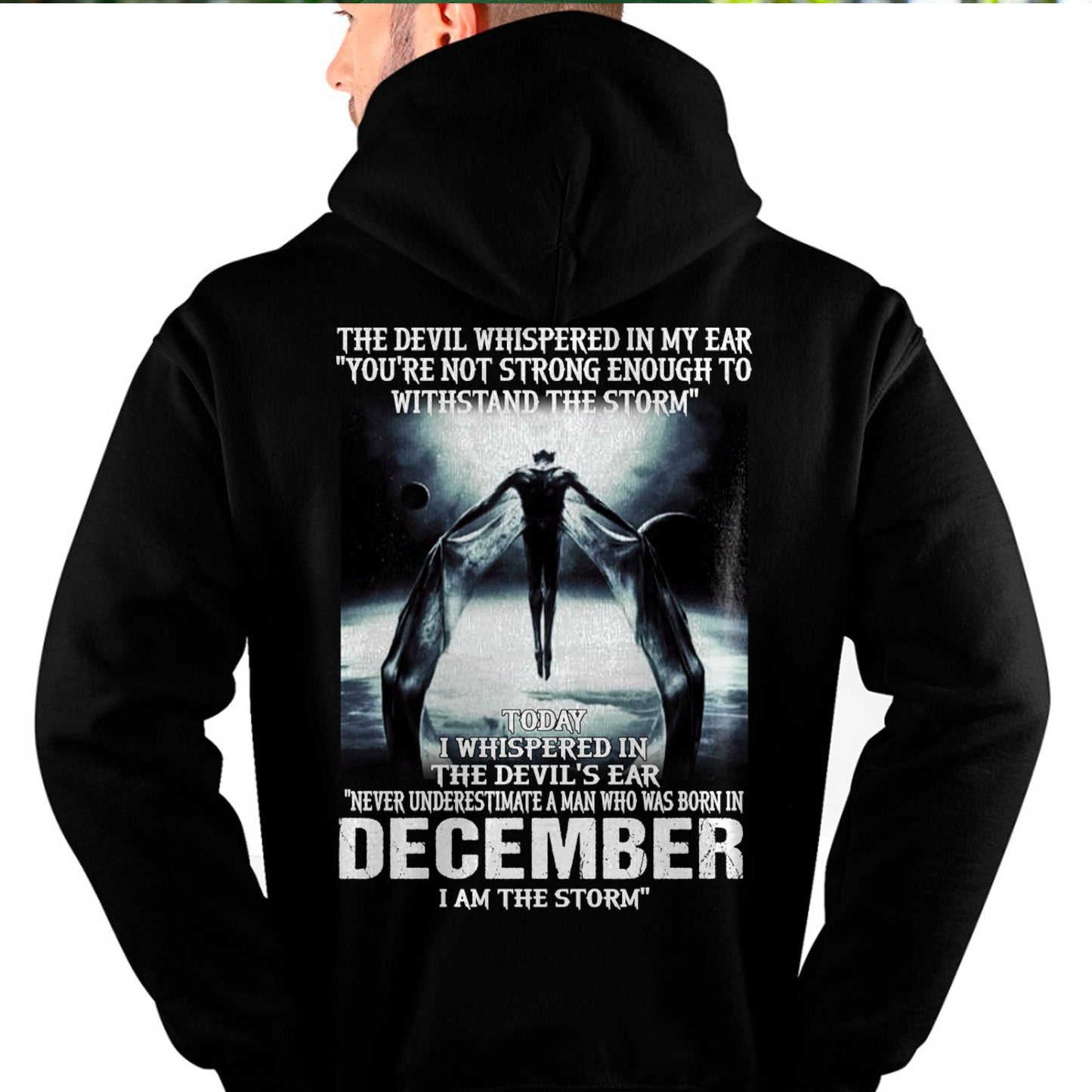 DECEMBER - THE DEVIL WHISPERED IN MY EAR - T-SHIRT FOR MAN - DOAN12 (SKU08-35-12)
