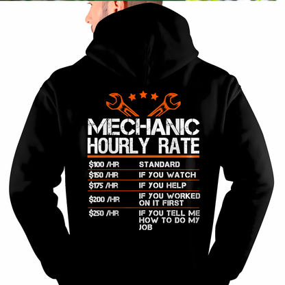 Mechanic Hourly Rate - Gift For Mechanic - DOAN (SKUM08-D01)